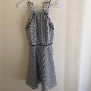 Gingham print dress